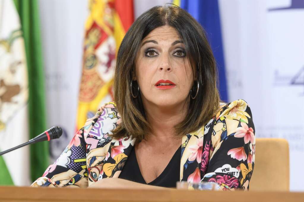 Ángelez Férriz, vicesecretaria general del PSOE andaluz. 