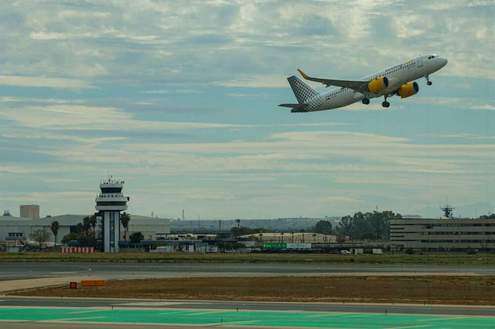 Aeropuerto de Sevilla. Foto: EFE.