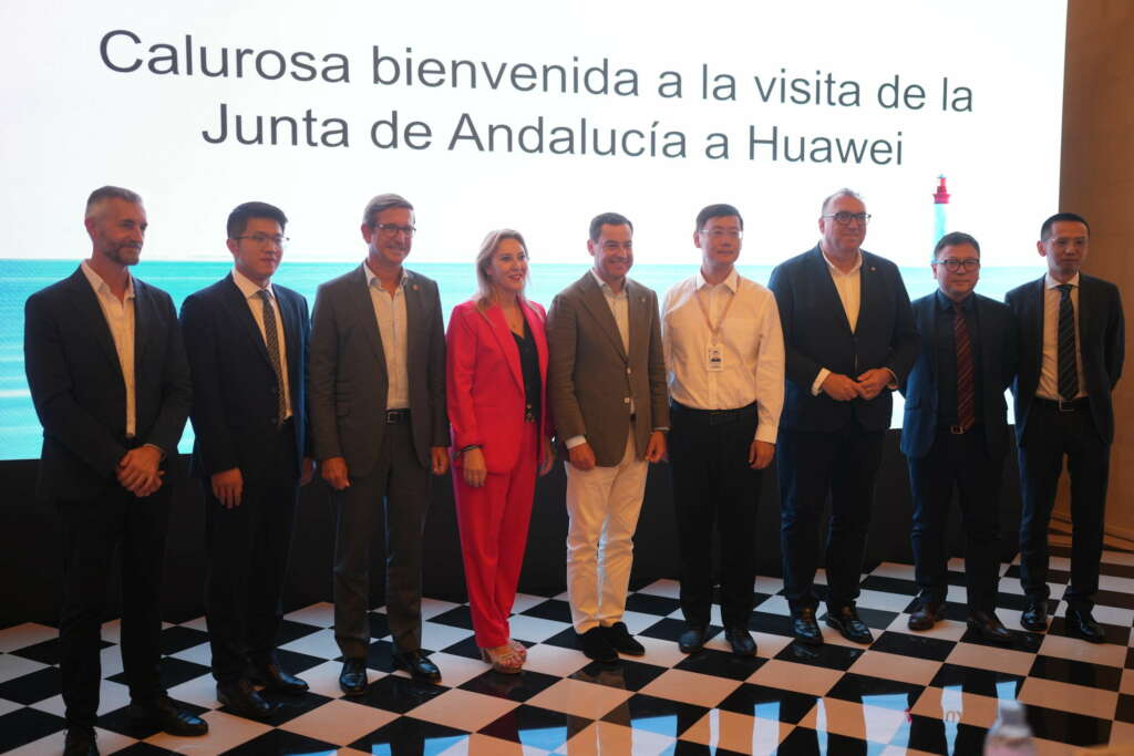 La vista a Huawei de la Junta de Andalucía. Foto: Junta de Andalucía