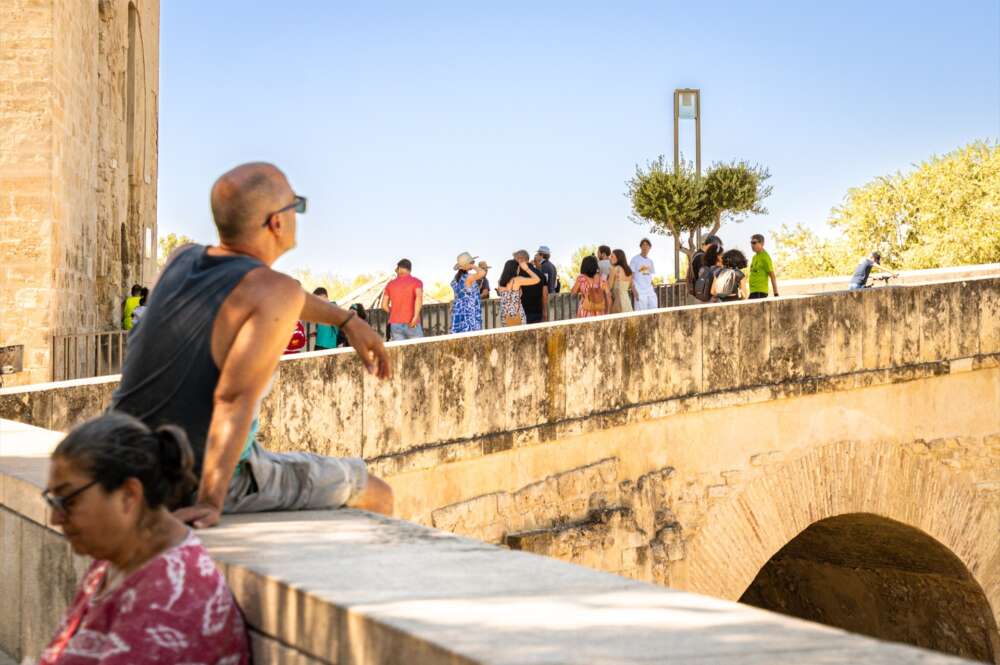 Turistas en Córdoba, a 19 de agosto de 2024.