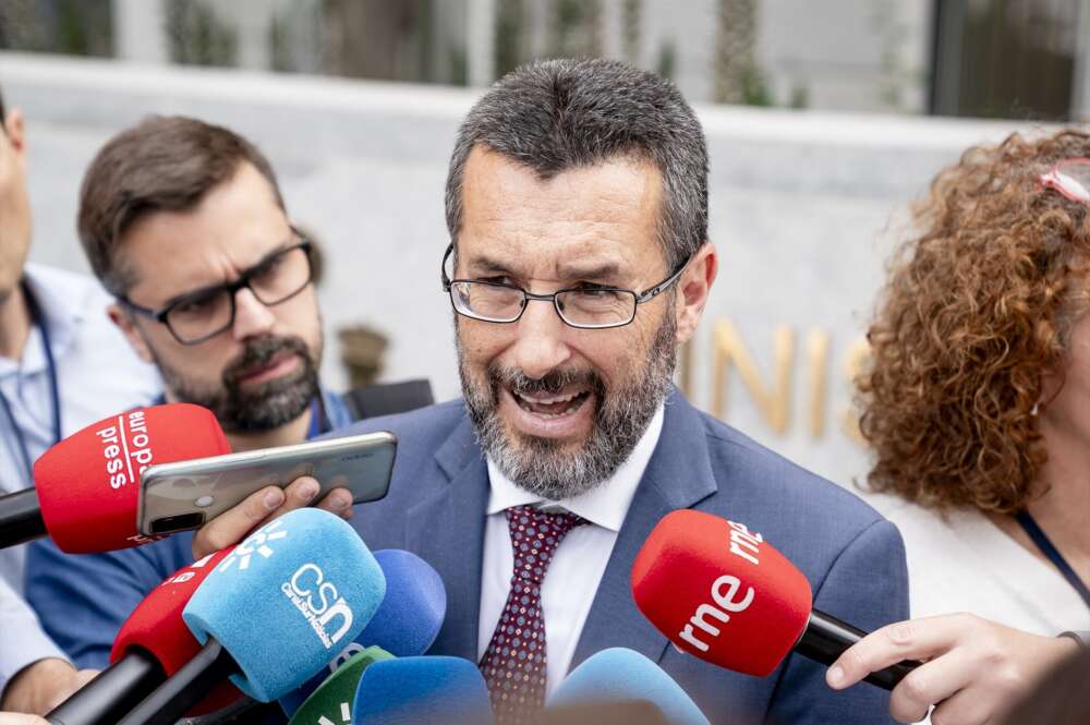 El alcalde de La Línea de la Concepción, José Juan Franco. Foto: A. Pérez Meca / Europa Press