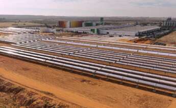 Planta termosolar de Heineken España en Sevilla.