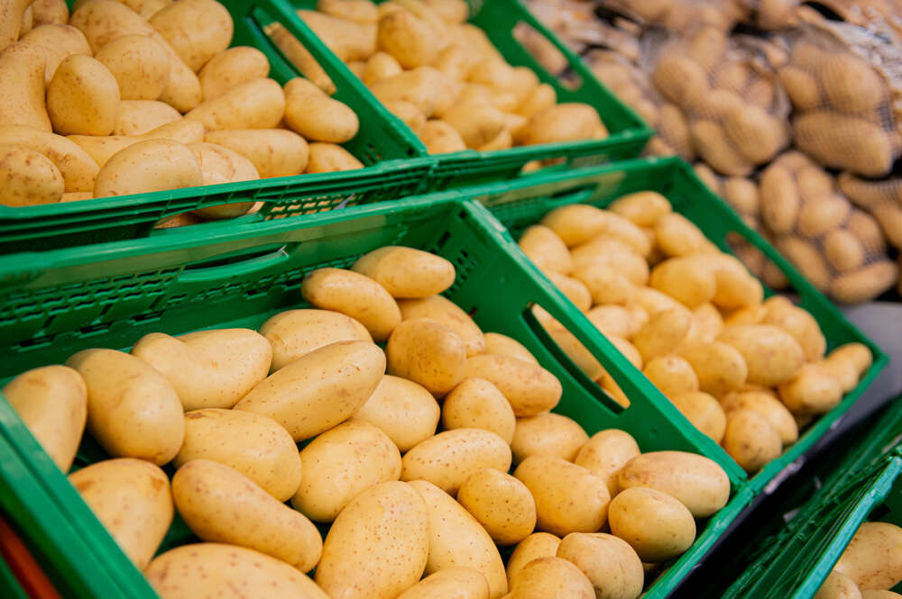 Patatas expuestas en un supermercado Mercadona. Foto: Mercadona