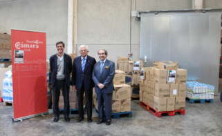 Recogida de material y alimentos para los afectados por la DANA en Valencia. Foto: Cámara de Comercio de Sevilla.