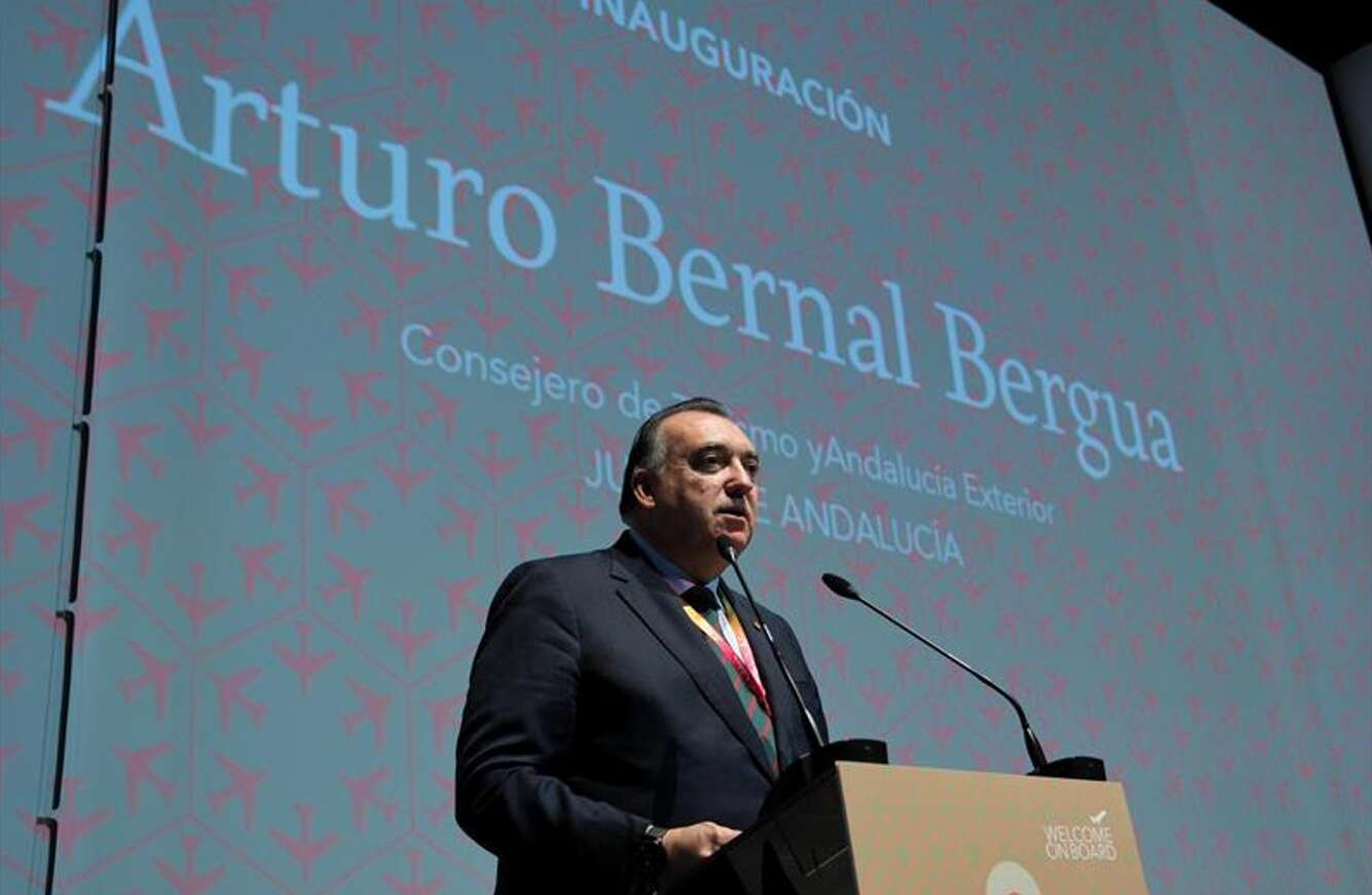 El consejero de Turismo y Andalucía Exterior, Arturo Bernal. Foto: Junta de Andalucía