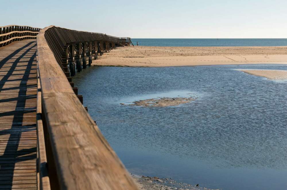 Imagen del mar en Isla Cristina (Huelva)