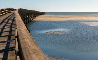 Imagen del mar en Isla Cristina (Huelva)