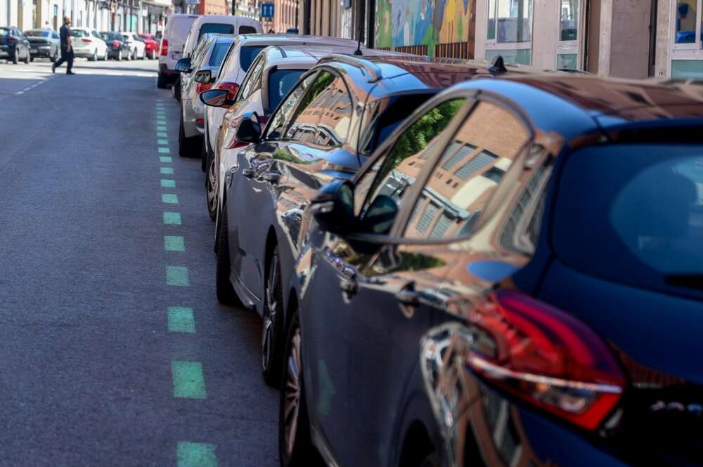 Coches estacionados.