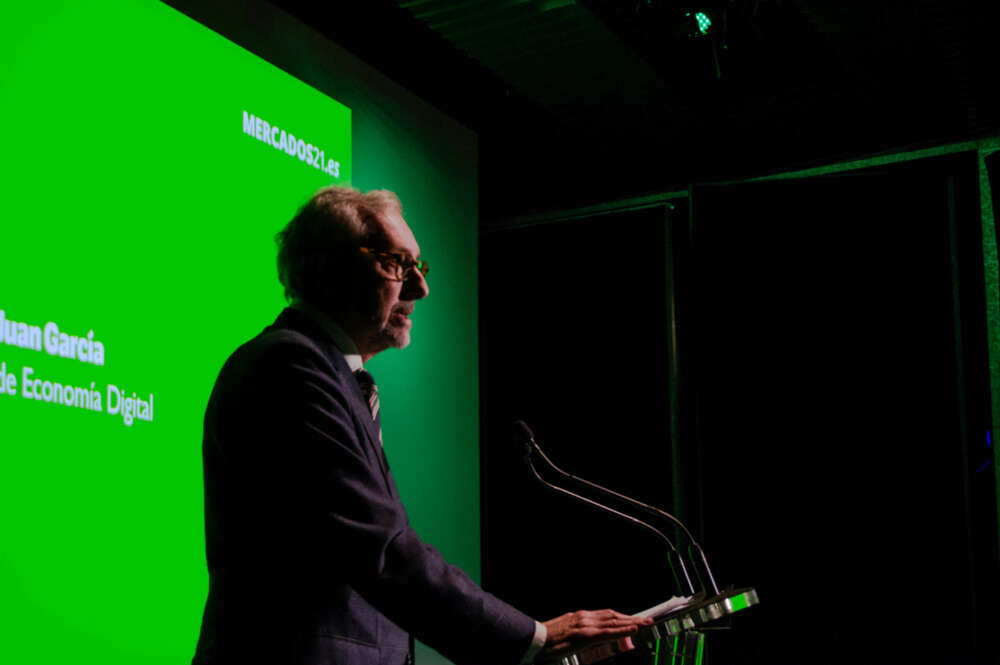 Juan García, en la apertura del acto de presentación del Atlas de la Empresa Comprometida de Andalucía.