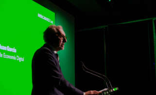 Juan García, en la apertura del acto de presentación del Atlas de la Empresa Comprometida de Andalucía.