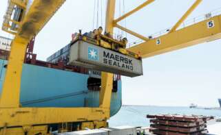 Terminal de Maersk en Barcelona.