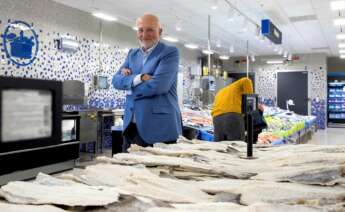 El presidente de Mercadona, Juan Roig, durante la inauguración de su primer supermercado en Portugal, el 2 de julio de 2019. Foto: EFE/PS