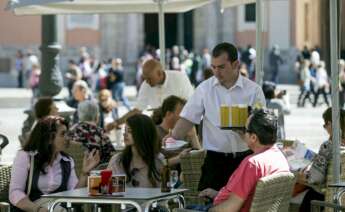 La terraza de un bar