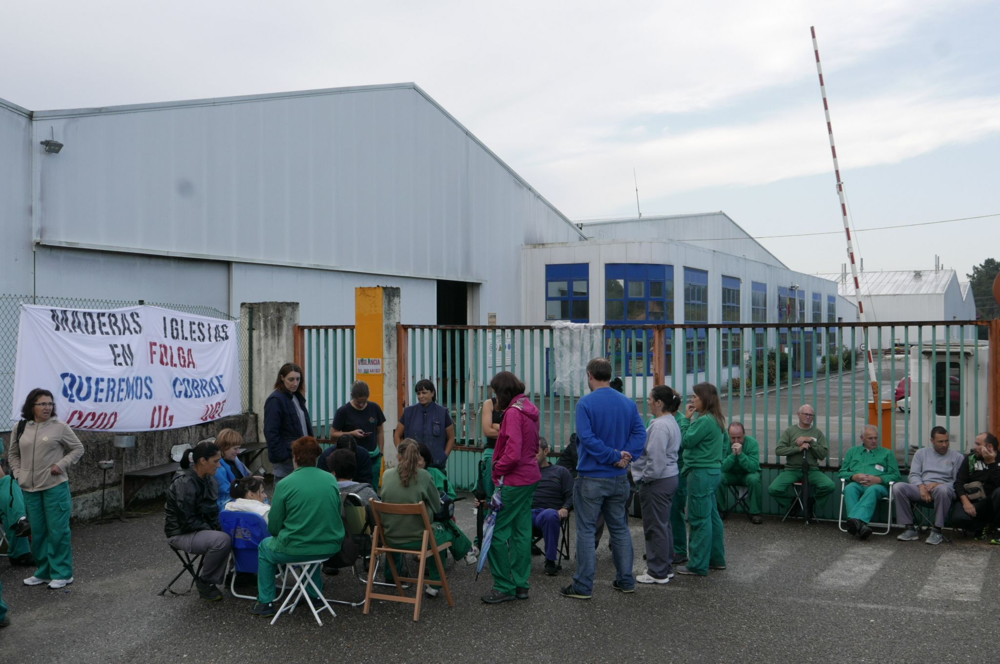 Los trabajadores de Maderas Iglesias iniciaron el pasado 28 de agosto una huelga indefinida