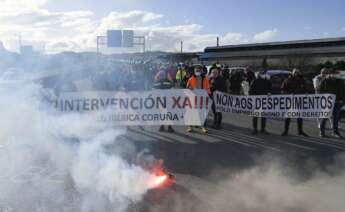 Imagen de archivo de protestas en Alu Ibérica