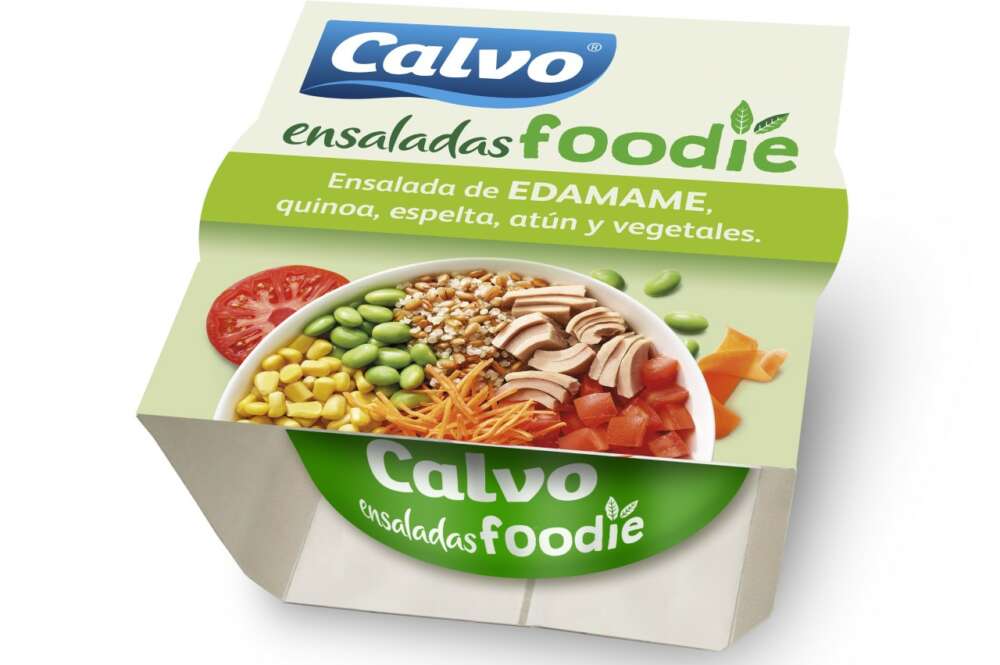 Las Ensaladas Foodie Grupo Calvo tendrán un envase totalmente sostenible al eliminar el plástico