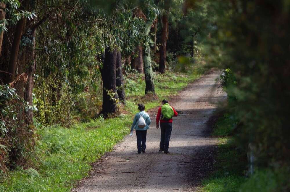 Dos personas caminando. Foto: Turismo A Coruña