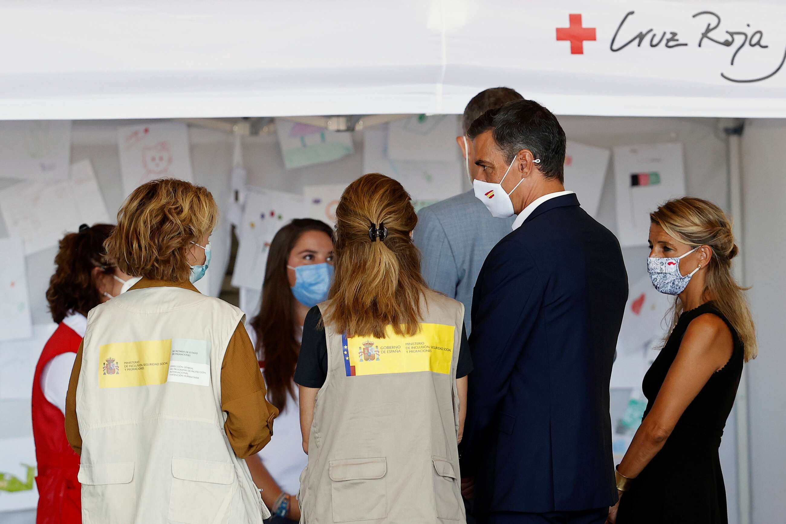 Pedro Sánchez y Yolanda Díaz Afganistán