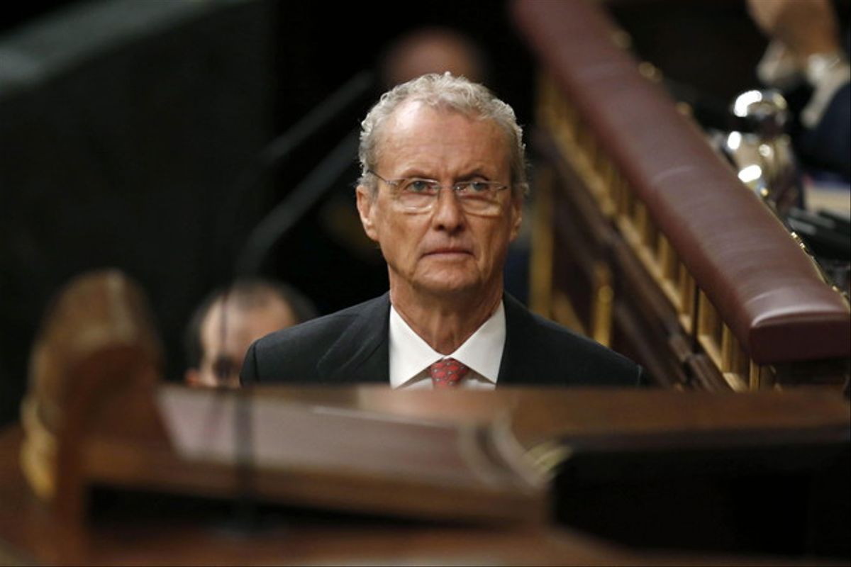 Pedro Morenés. exministro de Defensa y presidente de Amper / EFE