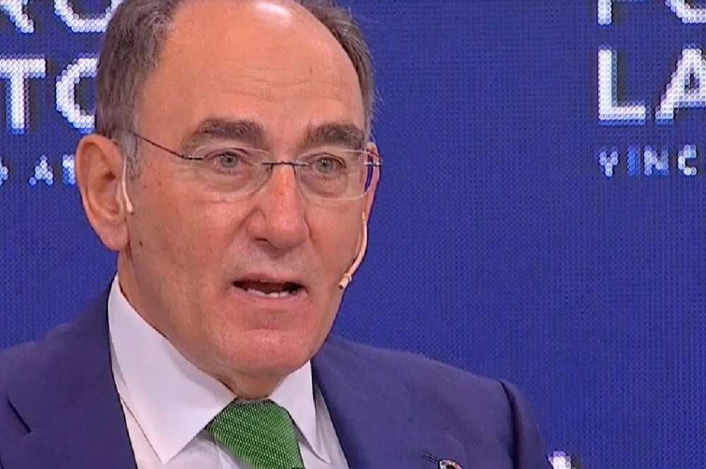 El presidente de Iberdrola, Ignacio Sánchez Galán, en el foro empresarial que se celebra en A Toxa