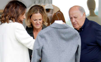 Flora Pérez y Amancio Ortega / Cabalar (EFE)