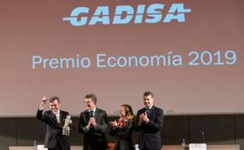 Roberto Tojeiro, presidente del grupo Gadisa, durante la recepción del Premio Economía de Galicia 2019