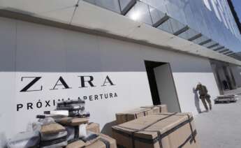 Foto de archivo de unas obras en una tienda de Zara. Foto: EFE