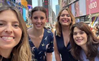 Irene Montero, Ángela Rodríguez e Isa Serra en Nueva York / Instagram