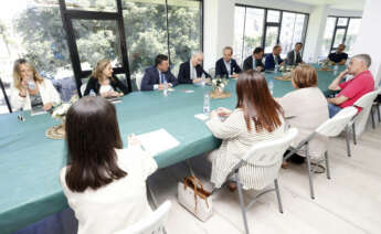 José de Colmenares, consejero delegado de Ence, presenta el proyecto para una fábrica de papel tisú en As Pontes