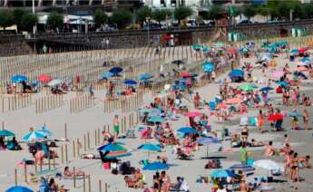 Imagen de archivo de la Playa de Silgar (Sanxenxo)