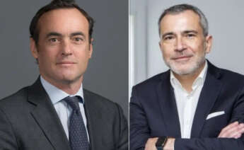 Alfredo Zamarriego, presidente de Cupa Finance, y Javier Fernández, consejero delegado de Cupa