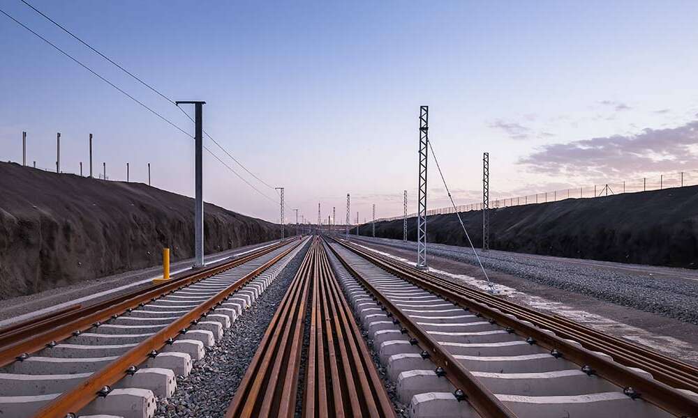 Imagen de archivo de las obras del AVE a La Meca, en cuyo consorcio participó Copasa