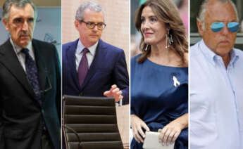 De izquierda a derecha, José María Castellano, Pablo Isla, Eva Cárdenas y Juan Carlos Rodríguez Cebrián