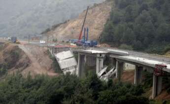 Vano 2 del viaducto del Castro de la autovía del noreste A-6 (punto kilométrico 430, sentido A Coruña)