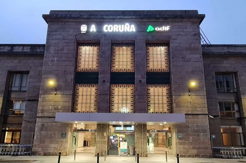 Estación ferroviaria de A Coruña / EP