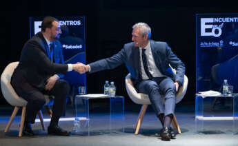 El presidente de la Xunta, Alfonso Rueda, participa en 'Encuentros en el Eo'.