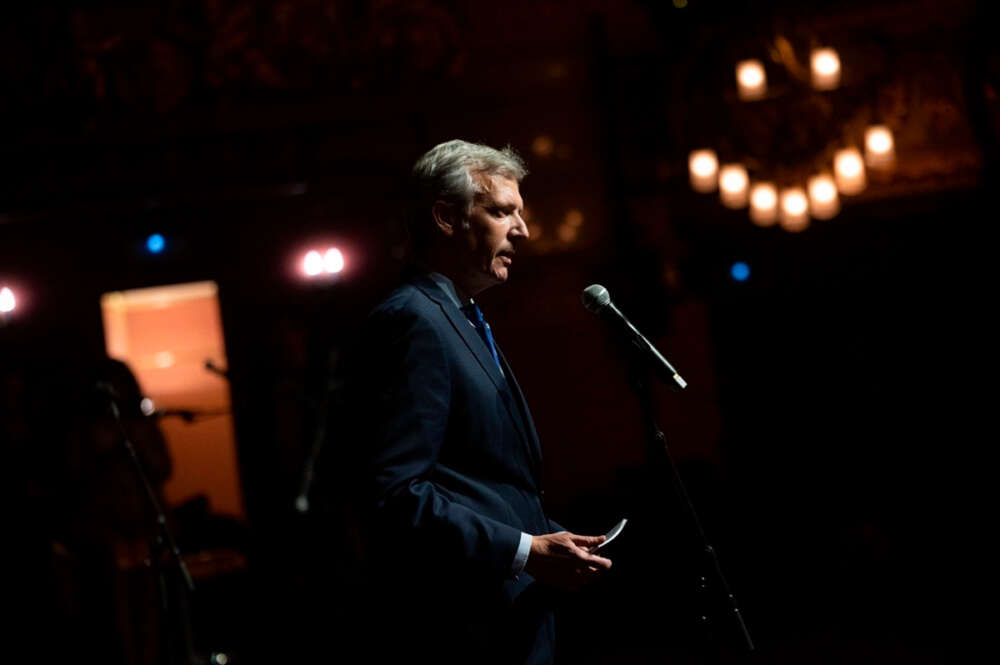 Alfonso Rueda, durante su discurso