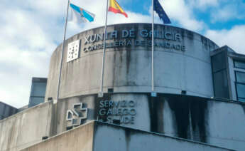 Edificio de la Consellería de Sanidade y Servizo Galego de Saúde (Sergas), en San Lázaro, Santiago de Compostela