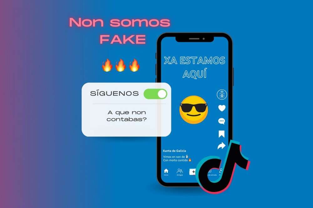 Imagen de la apertura del perfil de la Xunta en TikTok