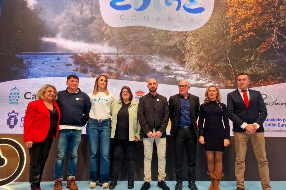 Imagen de la presentación de las 'Fragas do Eume' en Fitur