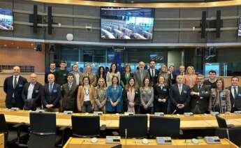 Una delegación del PPdeG encabezada por la secretaria general, Paula Prado, visita el Parlamento Europeo - PPDEG