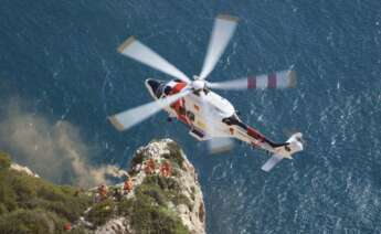 Helicóptero Salvamento Marítimo. Babcock