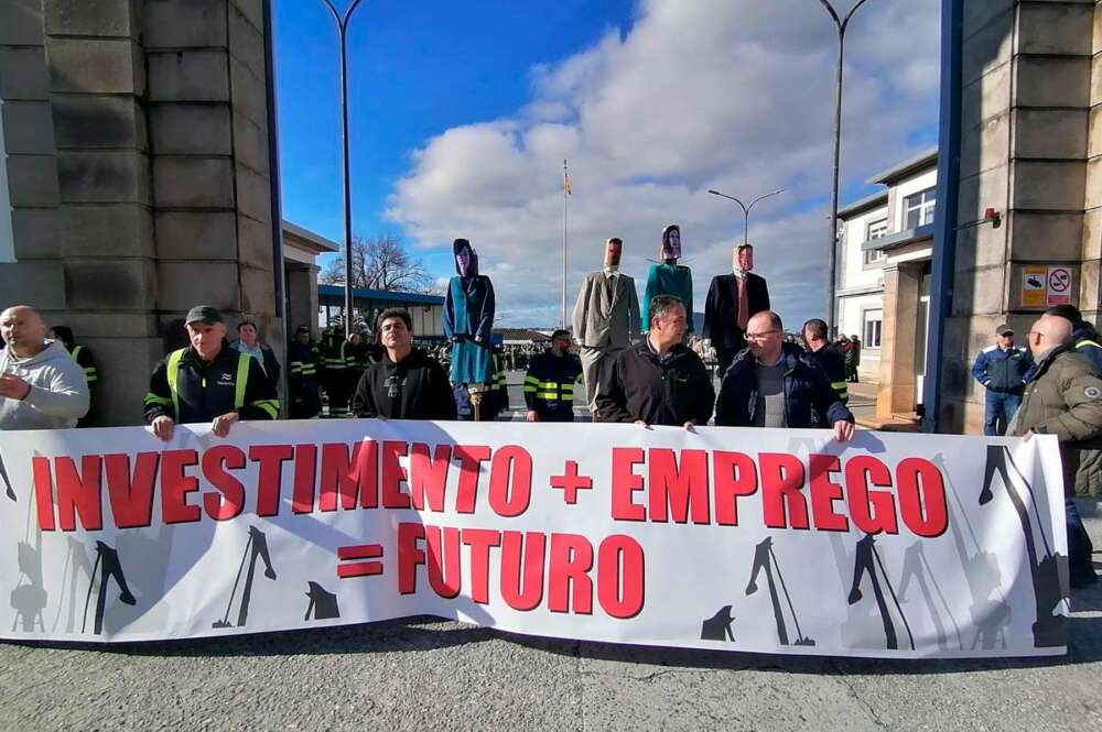 Protesta de trabajadores de Navantia