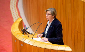 La conselleira do Mar, Rosa Quintana, comparece en el Parlamento de Galicia