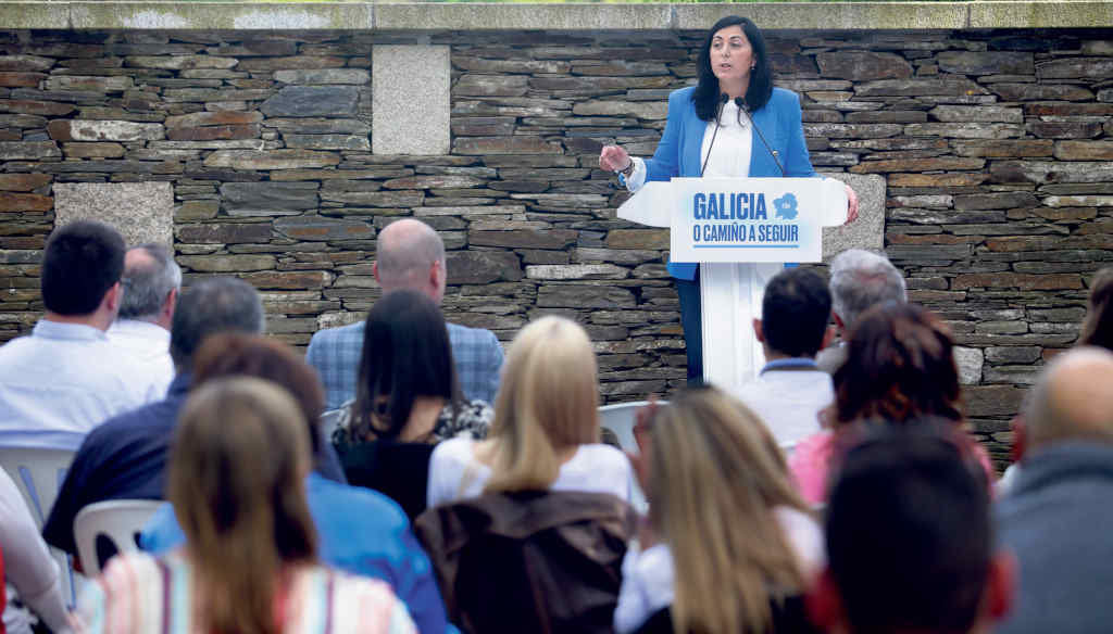 Elena Candia, presidenta del PP de Lugo