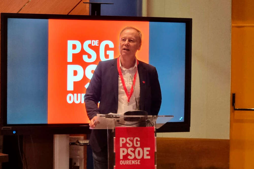 El secretario provincial del PSdeG-Ourense, Rafael Rodríguez Villarino