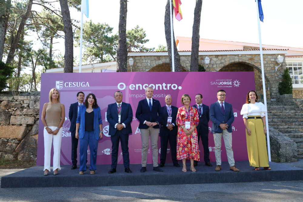 Imagen de la inauguración de la tercera edición de O Encontro en A Toxa