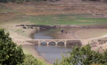 Embalse de Belesar en el Río Miño, en Lugo