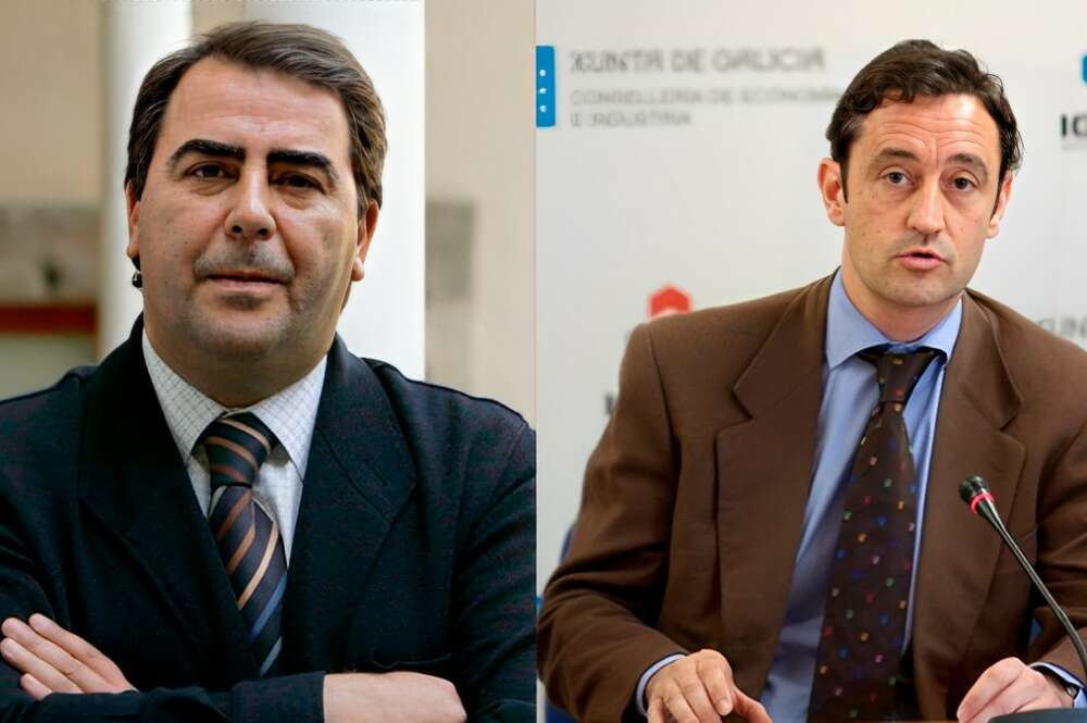 Carlos Negreira, ex alcalde de A Coruña, y Javier Aguilera, ex director del Igape