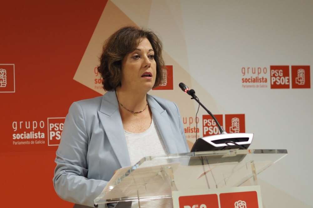 Imagen de la viceportavoz Parlamentaria del PSdeG, Begoña Rodríguez Rumbo